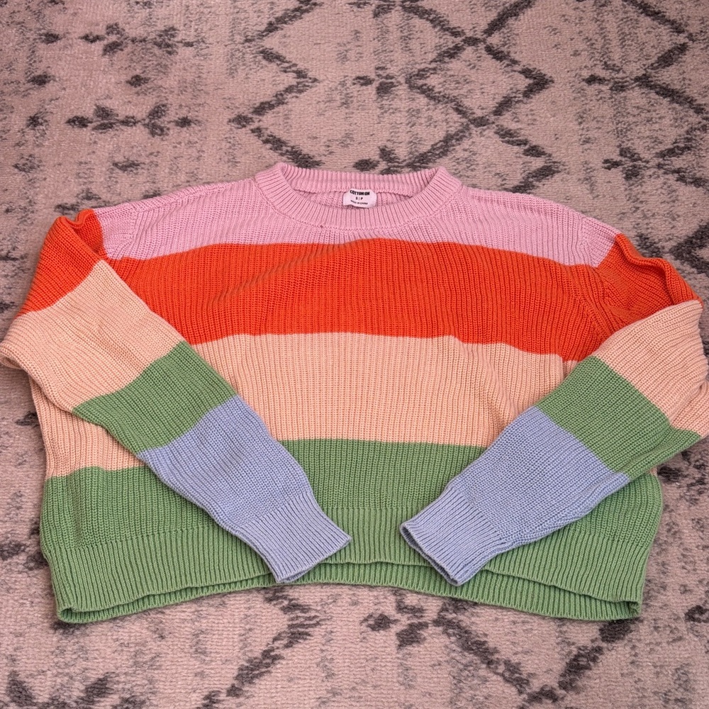 Colorful Striped Sweater
